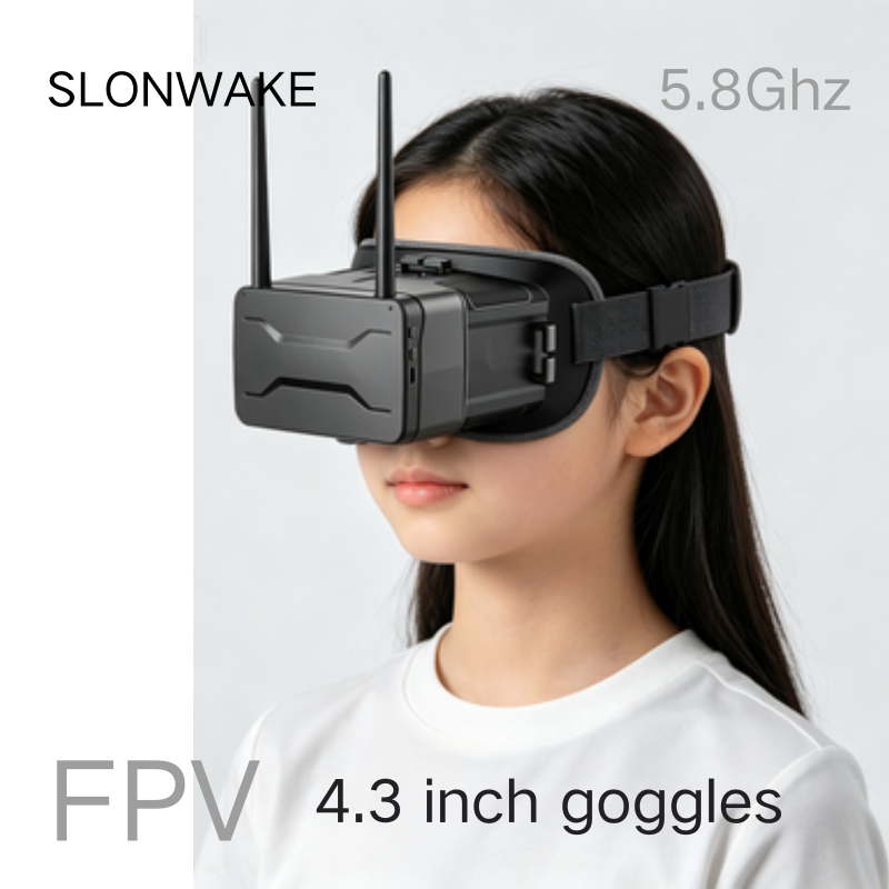 Drone Racing Goggles - 5.8G FPV-bril 4,3 inch 480*272 pixels