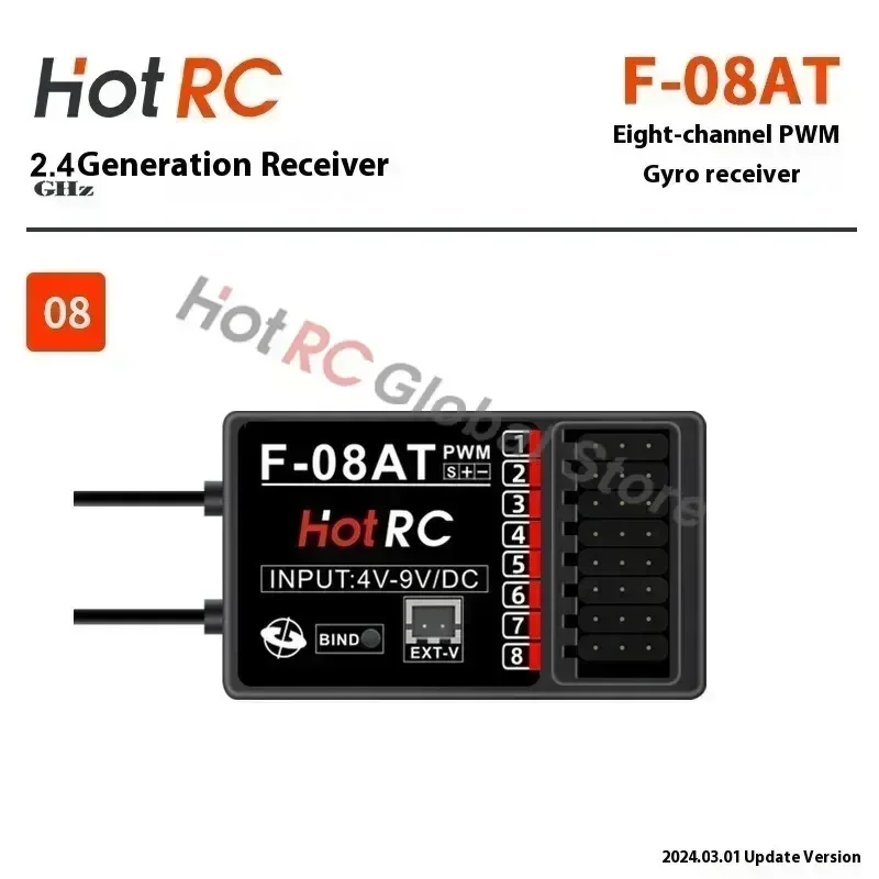 HOTRC 2.4Ghz 4/6/8 Kanaals F-0 - Drone Racing Receiver recensie en prijs