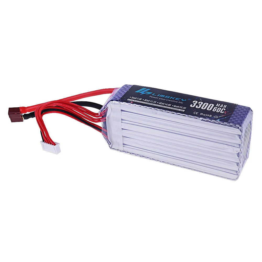 Gloednieuwe 3300mAh 22.2V 60C  - Drone Racing Battery recensie en prijs