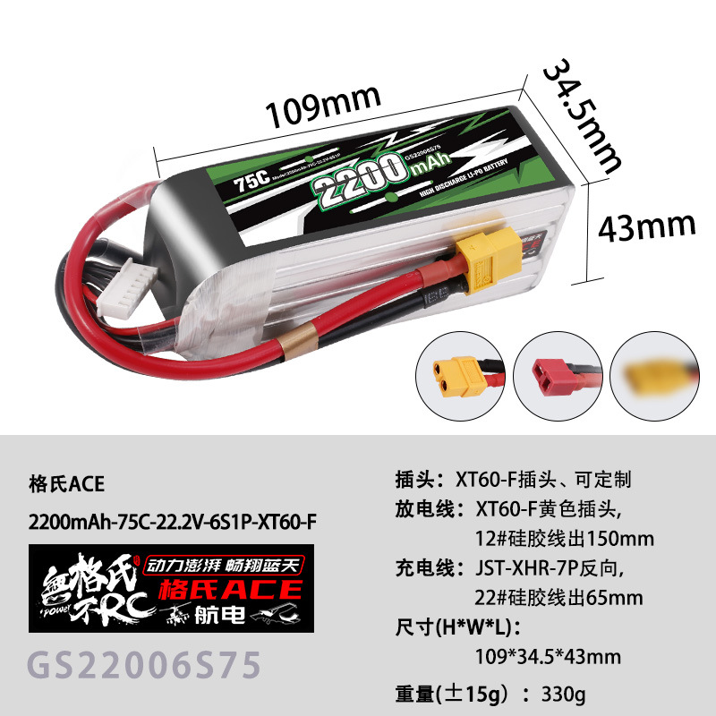 NIEUWE Gens ACE 22.2V Lipo Bat - Drone Racing Battery recensie en prijs
