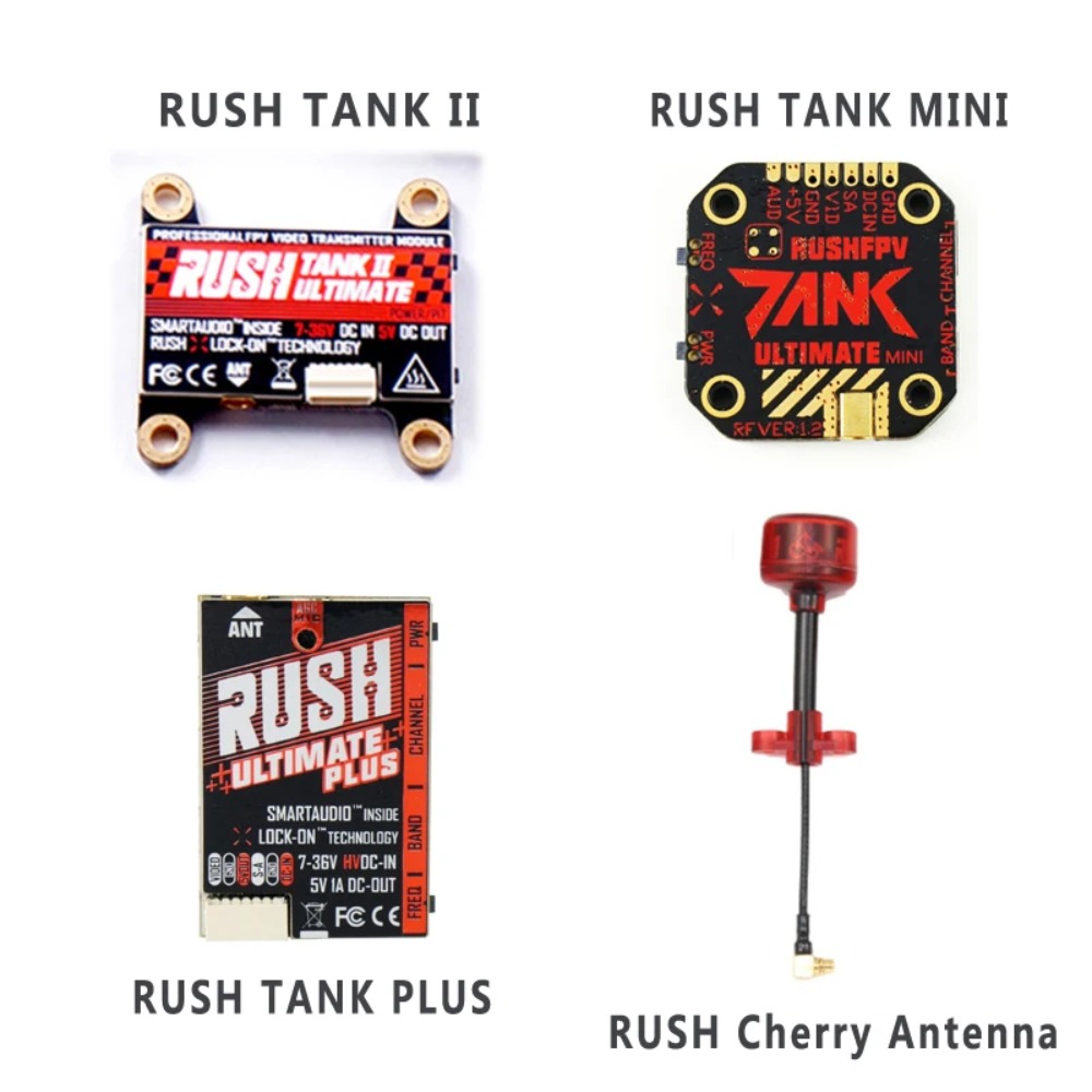 RUSH TANK Ultimate II/Mini/PLU - Drone Racing Receiver recensie en prijs